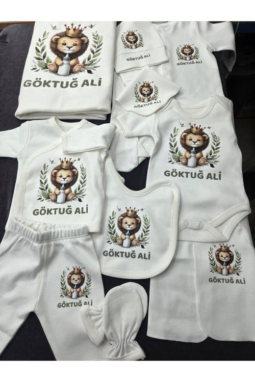 İsimli Aslan Temalı Hastane Çıkışı Seti