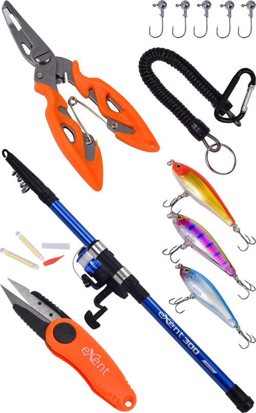 Tam Takım Hobi Kıyı Olta Seti - Motor ve 300 cm Kamışla