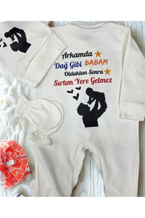 Baba Yazılı Bebek Tulum
