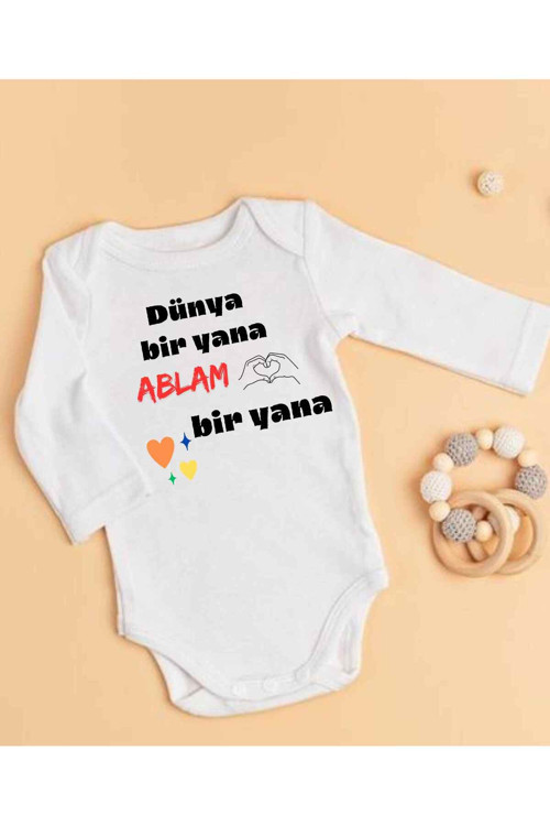 İsimli Zıbın Abla Yazılı Bebek Abi Yazılı Bebek