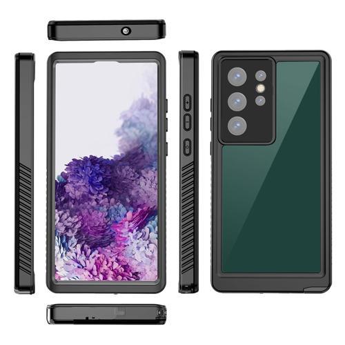 Galaxy S23 Ultra Uyumlu KHYR 1-1 Su Geçirmez Uyumlu KHYR-Siyah