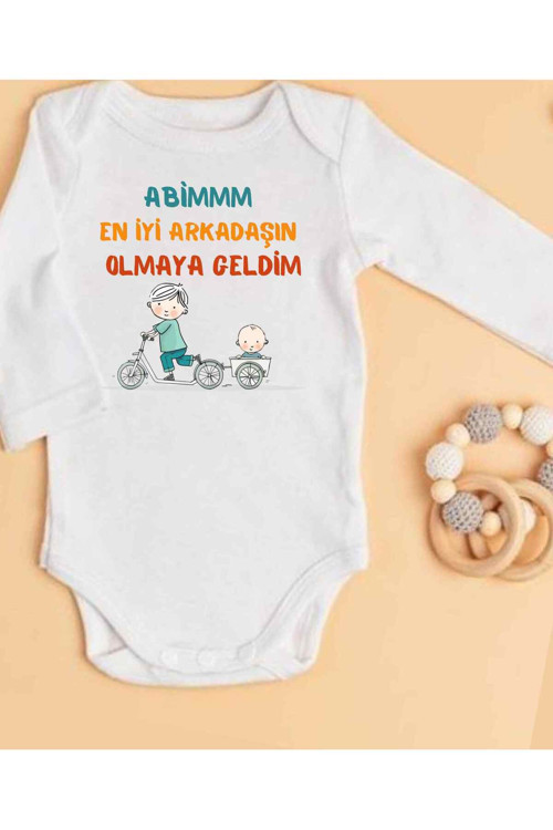 İsimli Zıbın Abla Yazılı Bebek Abi Yazılı Bebek