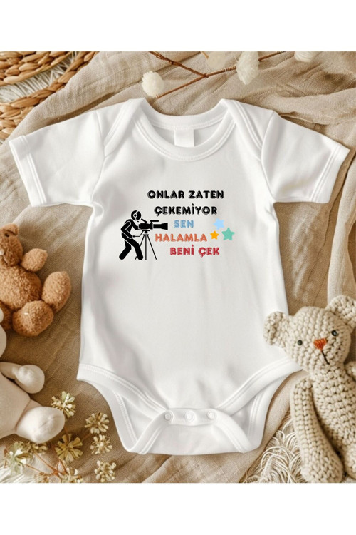 Hala Yazılı Bebek Zıbın İsimli Zıbın Anne Yenge Teeyze Amca Annane Babanne Yazılı