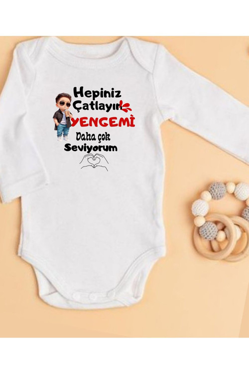 Yenge Yazılı Bebek Yengeye Hediye Bebek Hediye Amca Dayı