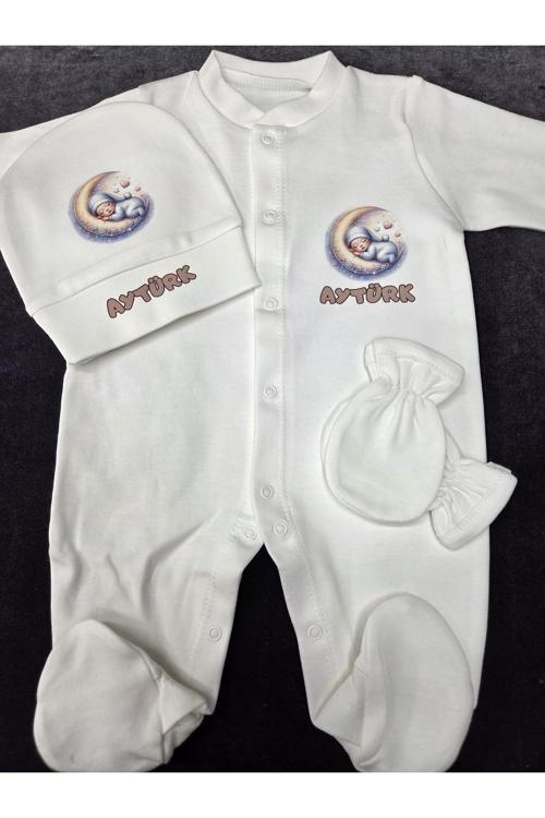 Bebek Tulum Hediyelik Bebek Yenidogan Hediye İsimli Tulum