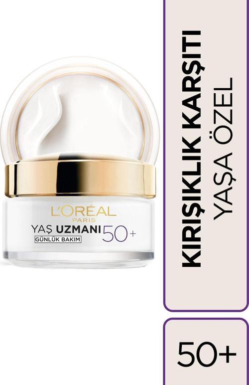 L'Oréal Paris Yaş Uzmanı 50+ Kırışıklık Karşıtı Yenileyici Krem