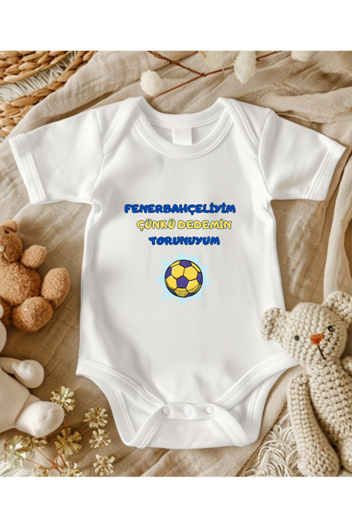 Fenerbahçe Temalı Dede Yazılı Taraftar Zıbın