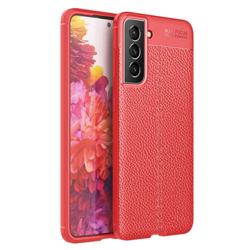 Galaxy S21 FE Kılıf KHYR Niss Silikon Kapak - Kırmızı