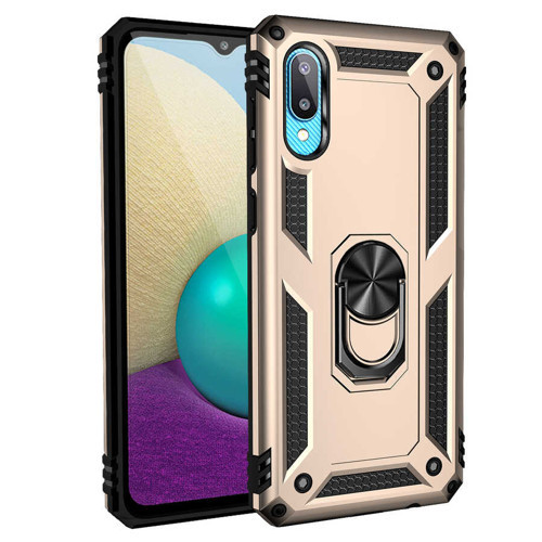 Galaxy A02 Kılıf KHYR Vega Kapak - Gold