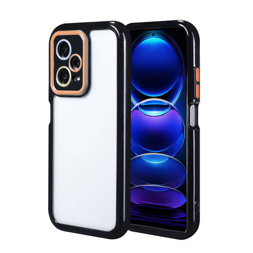 Xiaomi Redmi Note 12 Pro 5G Kılıf Kamera Korumalı Renkli Kenar ve Çerçeve Tasarımlı KHYR Vitamin Kap