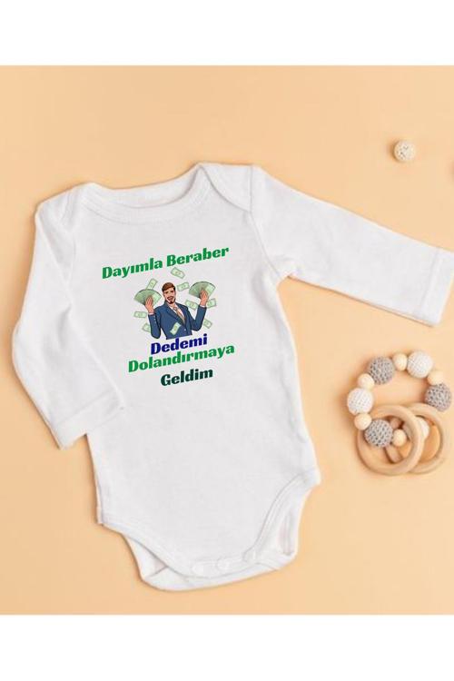 Dayı Yazılı Bebek Dayıya Hediye Bebek Hediye İsimli Bebek Yeğen Hediye