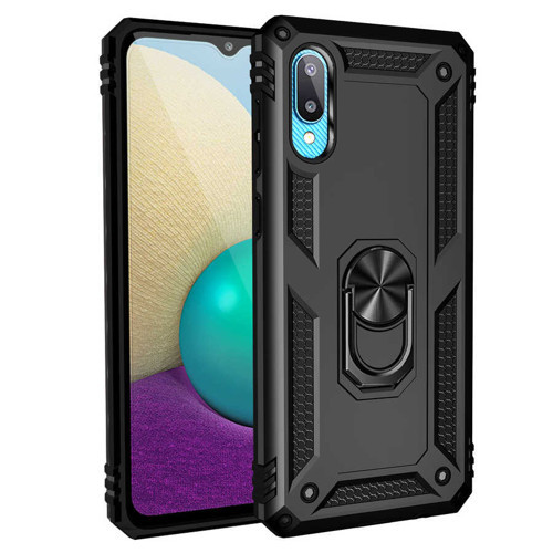 Galaxy A02 Kılıf KHYR Vega Kapak - Siyah