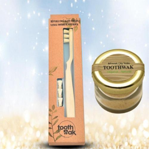 Misvak Başlı Lüx Fırça Organik Tozu