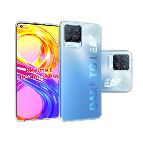 Realme 8 Pro Kılıf KHYR Süper Silikon Kapak - Renksiz