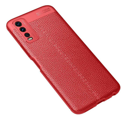 Vivo Y20S Kılıf KHYR Niss Silikon Kapak - Kırmızı
