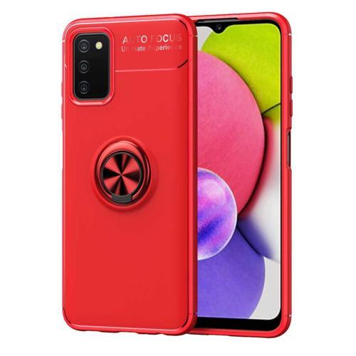 Galaxy A03s Kılıf KHYR Ravel Silikon Kapak - Kırmızı