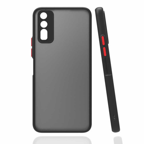 Vivo Y20 Kılıf KHYR Hux Kapak - Siyah