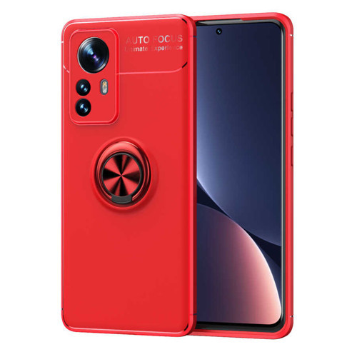 Mi 12 Pro Kılıf KHYR Ravel Silikon Kapak - Kırmızı