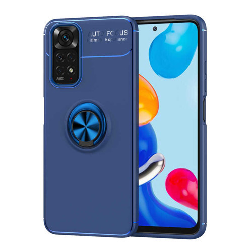 Redmi Note 11 Global Kılıf KHYR Ravel Silikon Kapak - Mavi