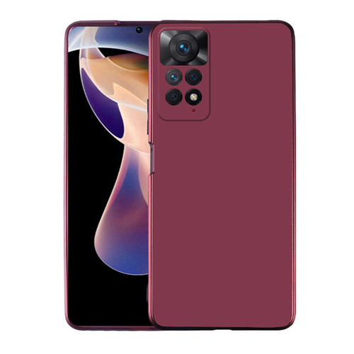Redmi Note 11 Pro 5G Kılıf KHYR Premier Silikon Kapak - Mürdüm