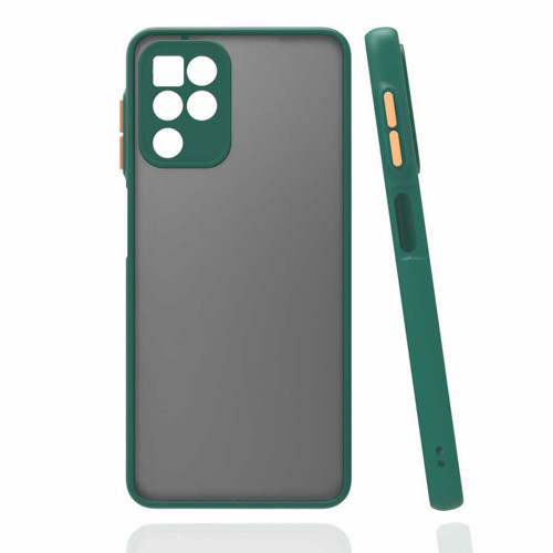 Galaxy M32 Kılıf KHYR Hux Kapak - Koyu Yeşil