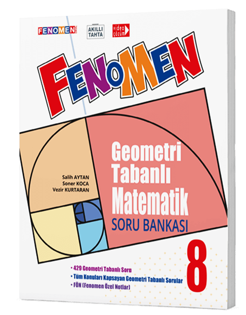 Gama Yayınları 8.Sınıf Geometri Tabanlı Matematik Fenomen Soru Bankası