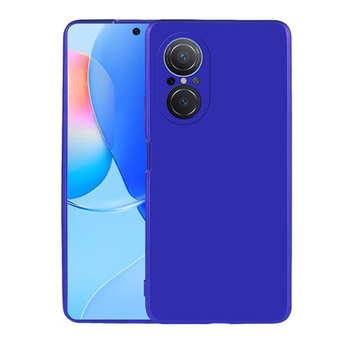 Huawei Nova 9 SE Kılıf KHYR Premier Silikon Kapak - Saks Mavi