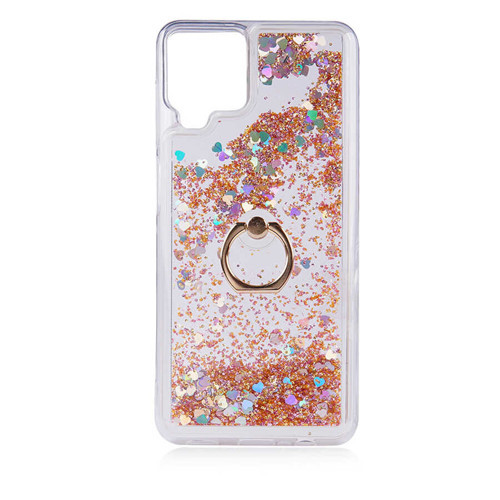 Galaxy A22 4G Kılıf KHYR Milce Kapak - Gold