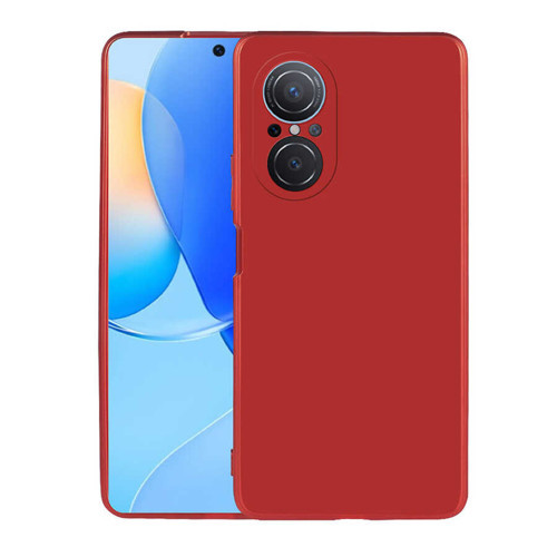 Huawei Nova 9 SE Kılıf KHYR Premier Silikon Kapak - Kırmızı