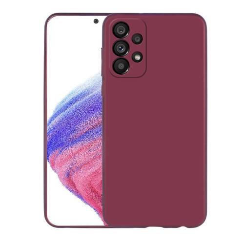 Galaxy A33 5G Kılıf KHYR Premier Silikon Kapak - Mürdüm