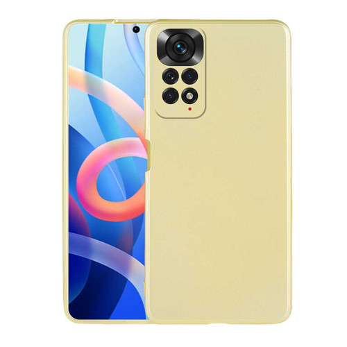 Redmi Note 11 Global Kılıf KHYR Premier Silikon Kapak - Gold