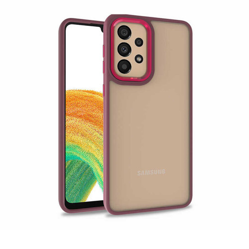 Galaxy A32 4G Kılıf KHYR Flora Kapak - Kırmızı
