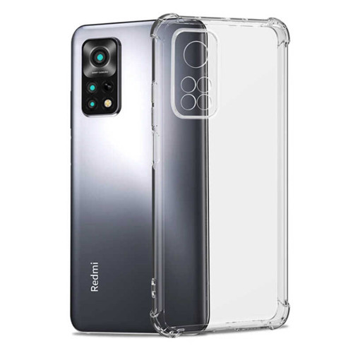 Redmi Note 11S Global Kılıf KHYR Kamera Korumalı Nitro Anti Shock Silikon - Renksiz