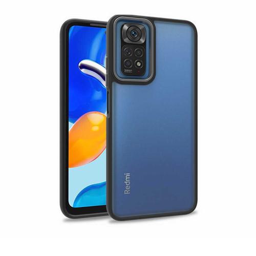 Redmi Note 11 Global Kılıf KHYR Flora Kapak - Siyah