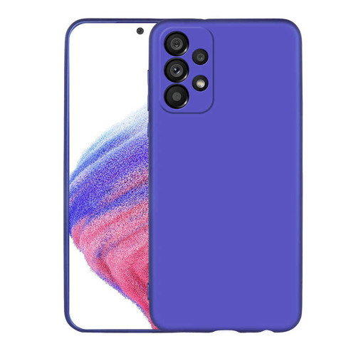 Galaxy A33 5G Kılıf KHYR Premier Silikon Kapak - Saks Mavi