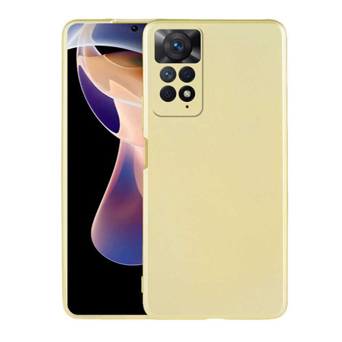 Redmi Note 11 Pro 5G Kılıf KHYR Premier Silikon Kapak - Gold