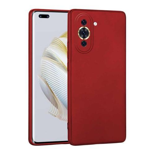 Huawei Nova 10 Pro Kılıf KHYR Premier Silikon Kapak - Kırmızı