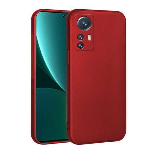 Mi 12 Lite Kılıf KHYR Premier Silikon Kapak - Kırmızı