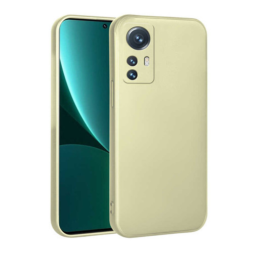 Mi 12 Lite Kılıf KHYR Premier Silikon Kapak - Gold