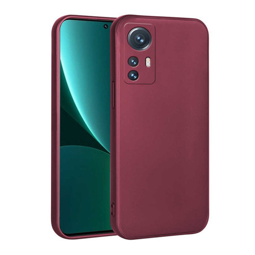 Mi 12 Lite Kılıf KHYR Premier Silikon Kapak - Mürdüm
