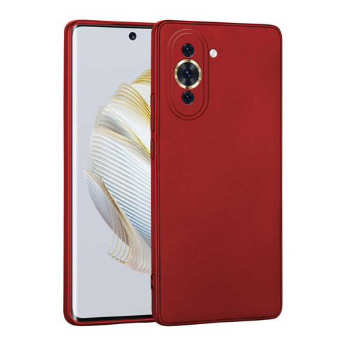 Huawei Nova 10 Kılıf KHYR Premier Silikon Kapak - Kırmızı