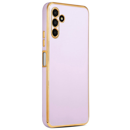 Galaxy A04S Kılıf KHYR Bark Kapak - Lila