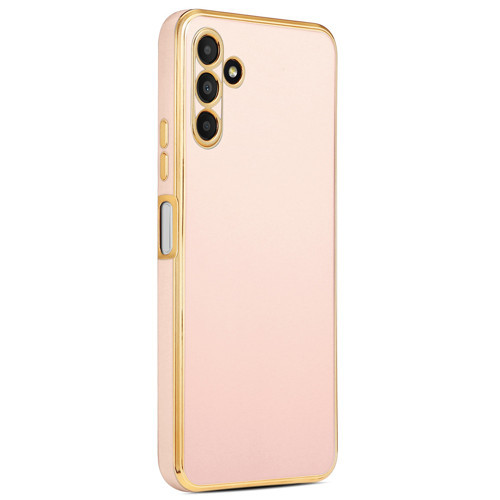 Galaxy A04S Kılıf KHYR Bark Kapak - Rose Gold