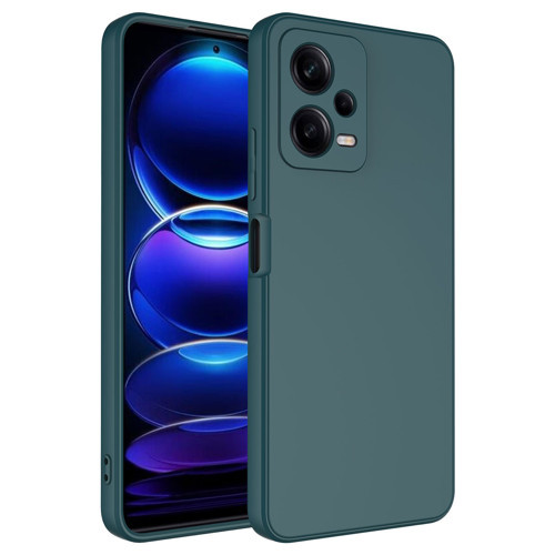 Redmi Note 12 Pro 5G Kılıf KHYR Mara Lansman Kapak - Koyu Yeşil
