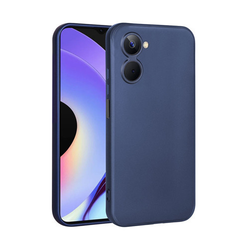 Realme 10 4G Kılıf KHYR Premier Silikon Kapak - Lacivert