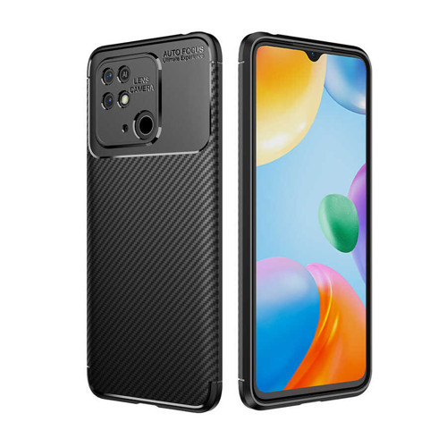 Poco C40 Kılıf KHYR Negro Silikon Kapak - Siyah