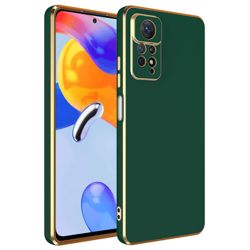 Redmi Note 12 Pro 4G Kılıf KHYR Bark Kapak - Koyu Yeşil