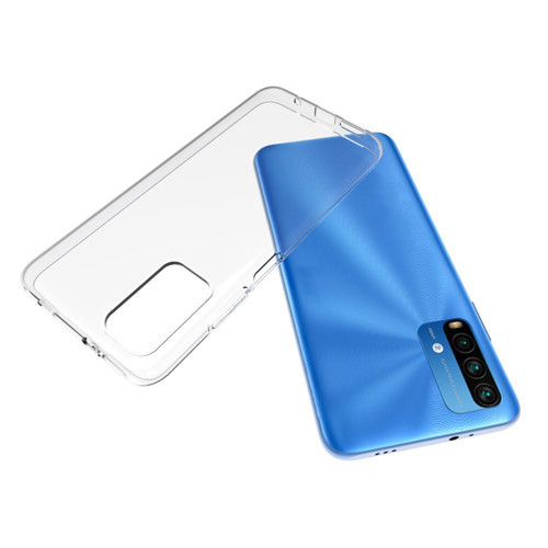 Redmi 9T Kılıf KHYR Süper Silikon Kapak - Renksiz