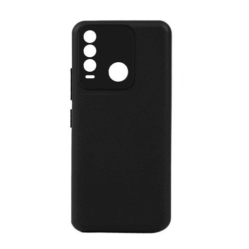 Tecno Spark 8T Kılıf KHYR Biye Silikon - Siyah