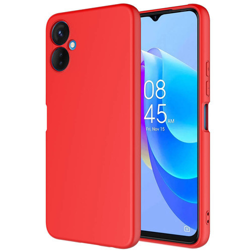 Tecno Spark 9 Pro Kılıf KHYR Mara Lansman Kapak - Kırmızı